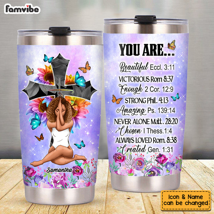 Personalized Faith Bible Emergency Number Christian Gifts For Daughter Steel Tumbler OB181 58O53 1