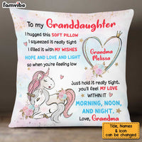 Personalized To My Granddaughter Unicorn Pillow OB172 32O34 thumb 1