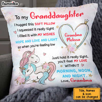 Personalized To My Granddaughter Unicorn Pillow OB172 32O34 thumb 1