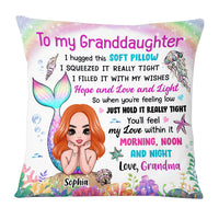 Personalized To My Granddaughter Mermaid Hug This Pillow OB201 58O53 thumb 1