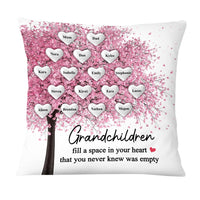 Personalized Grandchildren Fill A Space In My Heart Pillow OB174 23O58 thumb 1