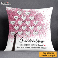 Personalized Grandchildren Fill A Space In My Heart Pillow OB174 23O58 thumb 1