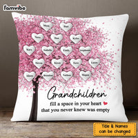 Personalized Grandchildren Fill A Space In My Heart Pillow OB174 23O58 thumb 1