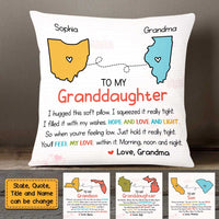 Personalized Long Distance Relationship Grandma Grandkids Cartoon Pillow OB182 58O47 thumb 1
