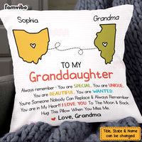 Personalized Long Distance Relationship Grandma Grandkids Cartoon Pillow OB182 58O47 thumb 1