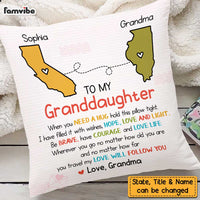 Personalized Long Distance Relationship Grandma Grandkids Cartoon Pillow OB182 58O47 thumb 1