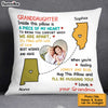 Personalized Long Distance To Granddaughter Photo Pillow OB181 23O34 1