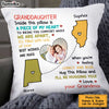 Personalized Long Distance To Granddaughter Photo Pillow OB181 23O34 1