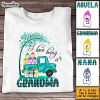 Personalized Love Being A Grandma Snowman Shirt - Hoodie - Sweatshirt OB186 32O69 thumb 1