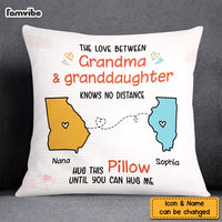 Personalized Long Distance Granddaughter Pillow OB182 30O69 thumb 1