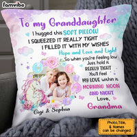 Personalized To My Granddaughter Unicorn Photo Pillow OB184 32O34 thumb 1