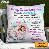 Personalized To My Granddaughter Unicorn Photo Pillow OB184 32O34 thumb 1