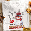 Personalized Christmas I Love Being A Grandma Snowman Shirt - Hoodie - Sweatshirt OB183 23O58 1