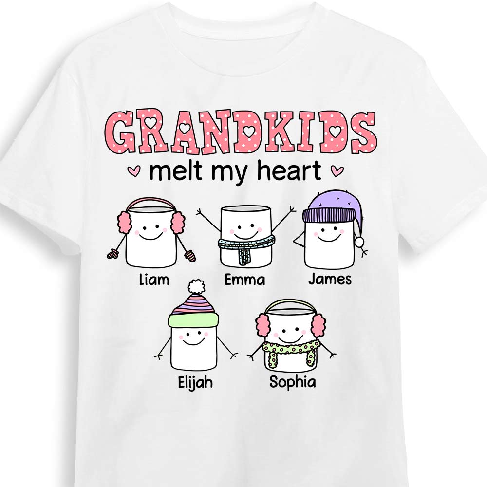 Personalized Grandma Marshmallow Shirt OB192 85O28 Primary Mockup
