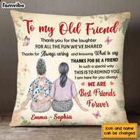 Personalized Thank For Old Friends Forever Pillow OB194 32O28 thumb 1