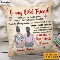 Personalized Thank For Old Friends Forever Pillow OB194 32O28 thumb 1