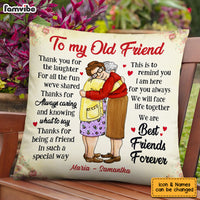 Personalized Thank You Old Friends Forever Pillow OB192 32O53 thumb 1