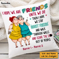 Personalized Old Friends Sisters Pillow - Thoughtful Gift for Besties thumb 1