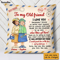 Personalized To my Old Friend Pillow OB191 36O28 thumb 1