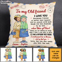 Personalized To my Old Friend Pillow OB191 36O28 thumb 1