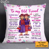 Personalized Old Friends Thank You Pillow OB192 58O34 1