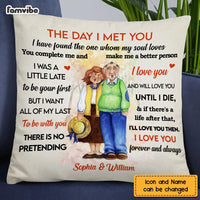 Personalized Old Couple The Day I Met You Pillow OB184 30O58 thumb 1