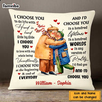 Personalized Old Couple I Choose You Pillow OB191 23O47 thumb 1