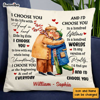 Personalized Old Couple I Choose You Pillow OB191 23O47 thumb 1