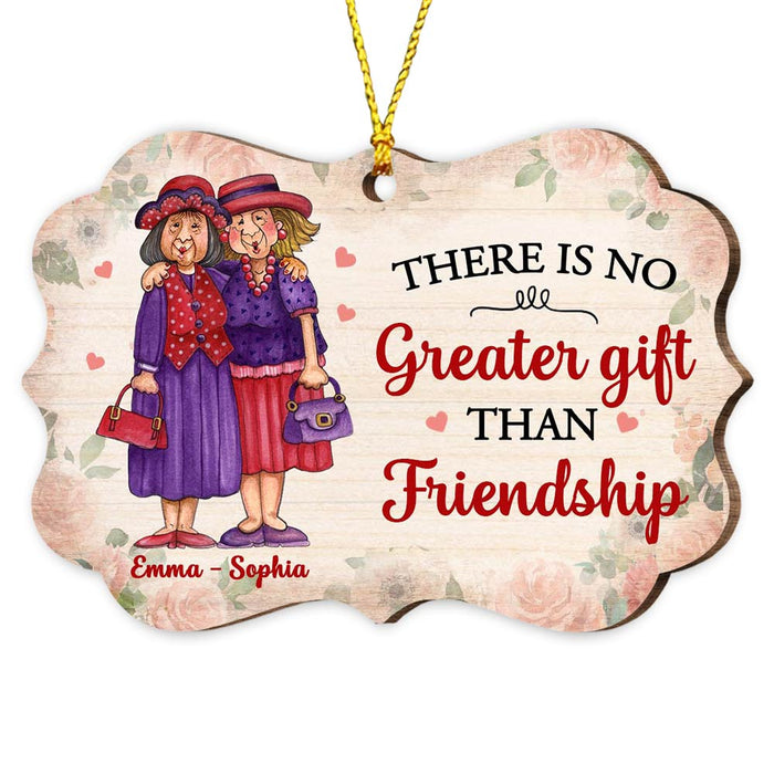 Personalized Old Friends Friendship Benelux Ornament OB202 58O28 1
