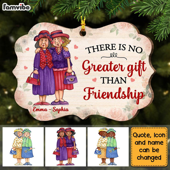 Personalized Old Friends Friendship Benelux Ornament OB202 58O28 1