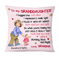 Personalized To My Granddaughter Hug This Pillow OB196 32O58 thumb 1