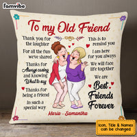 Personalized Old Friends Pillow OB261 85O53 thumb 1