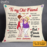 Personalized Old Friends Pillow OB261 85O53 thumb 1