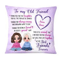 Personalized Old Friends Pillow OB202 85O69 thumb 1