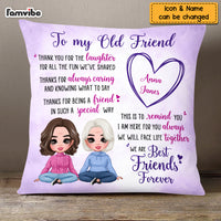Personalized Old Friends Pillow OB202 85O69 thumb 1