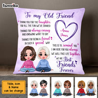 Personalized Old Friends Pillow OB202 85O69 thumb 1