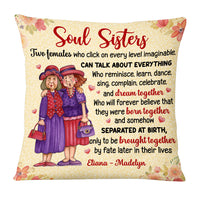 Personalized Soul Sister Old Friend Pillow OB202 23O53 thumb 1
