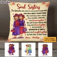 Personalized Soul Sister Old Friend Pillow OB202 23O53 thumb 1