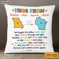 Personalized Long Distance Hugs From Pillow OB201 23O53 thumb 1