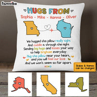 Personalized Long Distance Hugs From Pillow OB201 23O53 thumb 1