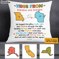 Personalized Long Distance Hugs From Pillow OB201 23O53 thumb 1