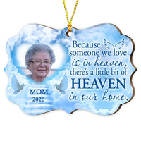 Personalized Memorial Heaven In Our Home Photo Benelux Ornament OB203 23O28 thumb 1