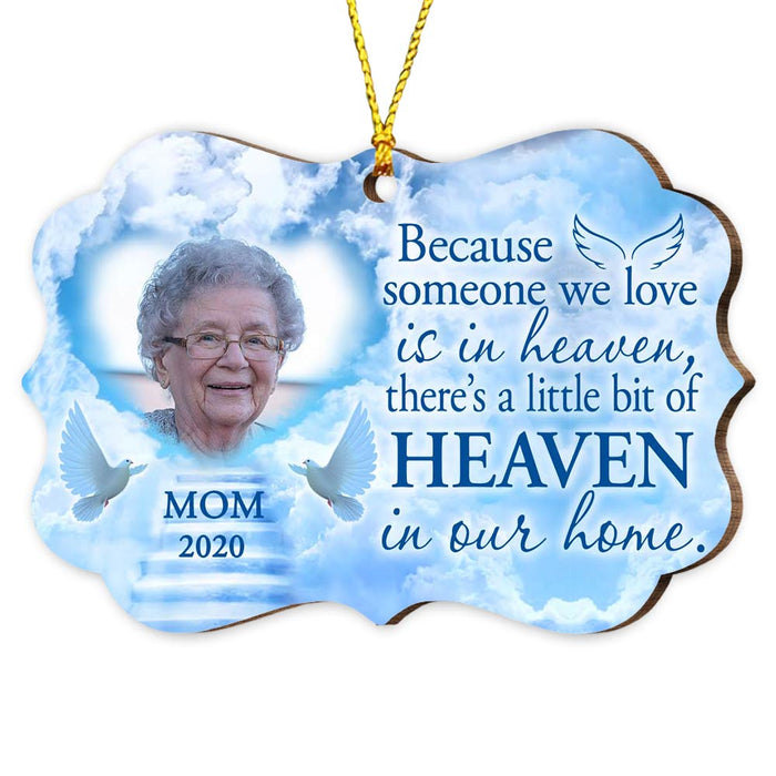 Personalized Memorial Heaven In Our Home Photo Benelux Ornament OB203 23O28 1