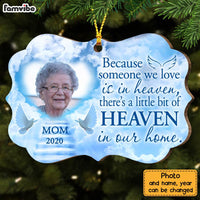 Personalized Memorial Heaven In Our Home Photo Benelux Ornament OB203 23O28 thumb 1