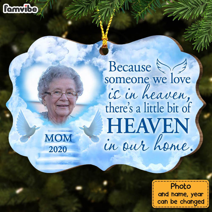 Personalized Memorial Heaven In Our Home Photo Benelux Ornament OB203 23O28 1