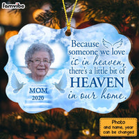 Personalized Memorial Heaven In Our Home Photo Benelux Ornament OB203 23O28 thumb 1