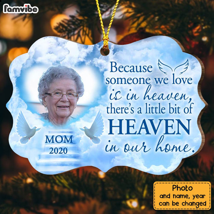 Personalized Memorial Heaven In Our Home Photo Benelux Ornament OB203 23O28 1