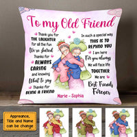 Personalized To My Old Friend Thank You For Pillow OB211 30O47 thumb 1