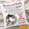 Personalized Mommy And Daddy First Christmas Photo Pillow OB223 32O47 1
