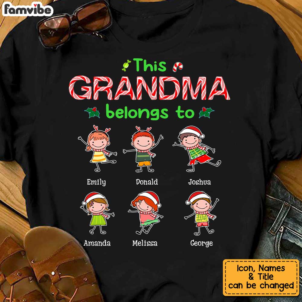 Personalized Grandma Christmas Shirt OB203 36O34 Primary Mockup